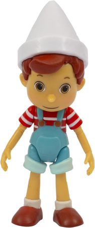 Pinokio i Przyjaciele, Zestaw, Sklepik cudów Taty Geppetta, 2 figurki Pinokio i Tatko, świecąca lampa, akcesoria, oryginalna zabawka z bajki, wiek dziecka 3 lata+