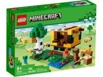 Klocki Lego Minecraft 21241 Pszczeli ul, 254 elementy, wprost z popularnej gry, oryginalne klocki, wysoka jakość, dla dzieci w wieku 8+