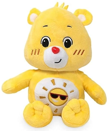 Troskliwe Misie, Misia miś Słoneczne Serce, żółty ze słoneczkiem na brzuchu, ok. 44/60 cm, bardzo miły plusz, plastikowy nosek, wyszywane oczka, oryginalny, licencyjny