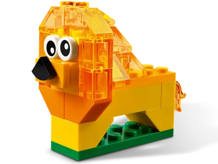 Klocki Lego Classic 11013 Kreatywne przezroczyste klocki, 500 elementów, oryginalne klocki, dla dzieci 4+, szybka wysyłka