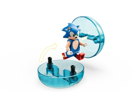 Klocki Lego Sonic the Hedgehog 76993 Sonic kontra dr Eggman i robot Death Egg, 615 elementów, oryginalne klocki dla fanów gry i filmu, wiek dziecka 8+