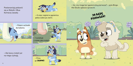 Bluey. Motylki – Książka dla dzieci o zabawie i wyobraźni