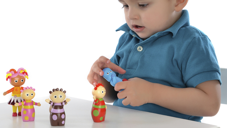 Golden Bear, Dobranocny Ogród, zestaw 6 figurek, oryginalne, na licencji, bezpieczne dla dzieci 18 m-cy+, główni bohaterowie