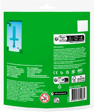 Lego Minecraft 30705 Walka w bujnej jaskini, 40 el., wiek dziecka 6+