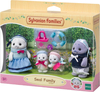 Sylvanian Family, 4 Figurki, Rodzina fok i akcesoria na basen