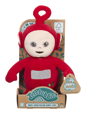Character, ECO PLUSZ, Teletubisie, pluszowa maskotka Po, 20 cm, zabawka ekologiczna, dla dzieci w wieku 18 m-cy+