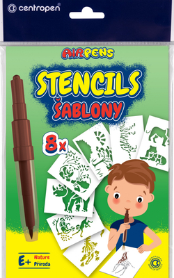 Szablony do odrysowania dla dzieci - Zwierzęta domowe - 8 sztuk