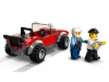 Klocki Lego City 60392 Motocykl policyjny – pościg za samochodem, 59 elementów, kabriolet, motocykl i 2 mini figurki, klocki dla dzieci w wieku 5 lat+