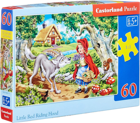 Czerwony Kapturek - puzzle 60 el., Castorland, B-066117
