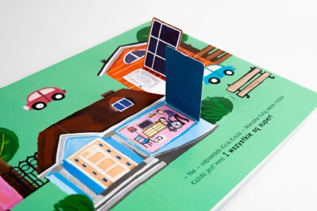 Kicia Kocia i Nunuś Bardzo Fajna Rodzina Książka Anita Głowińska Twarda Oprawa Otwierane Okienka Media Rodzina