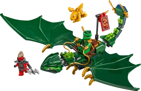 Klocki Lego Ninjago 71829 Zielony leśny smok Lloyda, 128 elementów, oryginalne klocki dla fanów Ninjago 6+, nowość od Lego