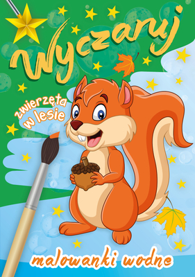 Kolorowanka wodna Wyczaruj zwierzęta w lesie BL