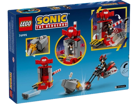 Klocki Lego Sonic the Hedgehog 76995 Shadow the Hedgehog — ucieczka, 196 elementów, oryginalne klocki dla fanów gry i filmu, wiek dziecka 8+