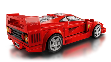 Klocki Lego Speed Champions 76934 Supersamochód Ferrari F40, 318 elementów, figurka kierowcy, legendarny samochód, wiek dziecka 9+