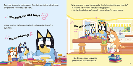 Harperkids Bluey. Mini-Blue – Moja czytanka Książka dla dzieci