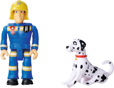 Strażak Sam, Interaktywny samochód strażacki Jupiter ze światłami i dźwiękiem oraz figurka Sam z psem Radarem