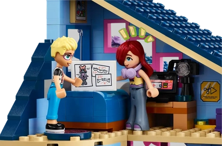 Klocki Lego Friends 42620 Dom rodzinny Olly’ego i Paisley, 1126 elementów, wysoka jakość, oryginalne, dla dziewczynki 7+