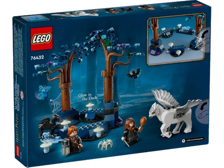 Klocki Lego Harry Potter 76432 Zakazany Las: magiczne stworzenia, 172 elementy, 2 figurki postaci i 3 figurki stworzeń w tym Hardodzioba, super jakość, oryginalne klocki, wiek dziecka 8+