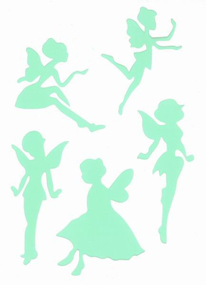 Szablon do odrysowywania - Wróżki - 1 arkusz