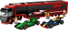 Klocki Lego City 60445 F1® Ciężarówka z bolidami RB20 i AMR24 F1®, 1086 elementów, oryginalne klocki, idealny prezent dla fana motoryzacji