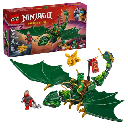 Klocki Lego Ninjago 71829 Zielony leśny smok Lloyda, 128 elementów, oryginalne klocki dla fanów Ninjago 6+, nowość od Lego