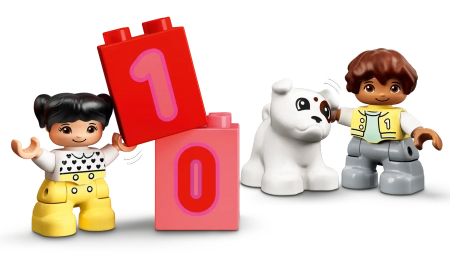 Klocki Lego Duplo 10954 Pociąg z cyferkami — nauka liczenia; 23 elementy, oryginalne klocki, szybka wysyłka, wiek dziecka 1,5+