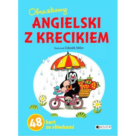 Krecik - książka Angielski z Krecikiem - niebieski