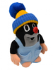 MU Brno, Krecik, Maskotka pluszowa w spodenkach i niebiesko-żółtej czapce, 28 cm