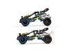 Klocki Lego Technic 42164 Wyścigowy łazik terenowy, 219 el., off-road race buggy, skrętne koła, wiek 8+