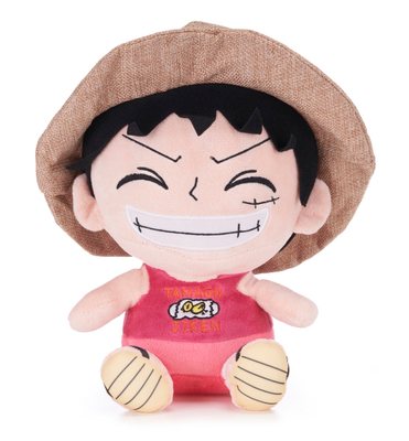 One Piece, Maskotka pluszowa Monkey D. Luffy, bohater kultowej mangi sfilmowanej przez Netflix, 25 cm, oryginalny od Sakami