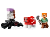 Klocki Lego MINECRAFT 21179 Dom w grzybie, 272 elementy, oryginalne klocki, zestaw dla fanów gry i nie tylko, wiek 8+