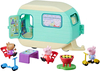 Hasbro, Świnka Peppa, Oryginalna zabawka Przyczepa kempingowa, 3 figurki, liczne akcesoria