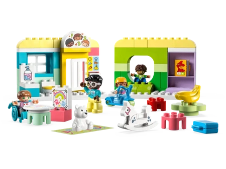 Klocki Lego Duplo 10992 Dzień z życia w żłobku, 67 elementów, kolorowe klocki, idealne dla malucha 2+