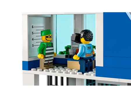 Klocki Lego City 60316 Posterunek policji, 668 elementów, dla dzieci 6+, oryginalne, idealne jako prezent