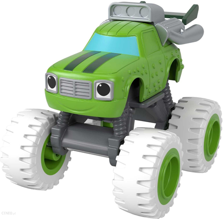 Fisher Price, Blaze i megamaszyny, metalowy samochód resorak Pojazd Megasilnik Pickle, dla fanów bajki w wieku 3+