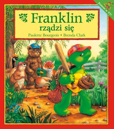 Żółw Franklin, Książka opowiadanie z obrazkami, Franklin rządzi się, miękka oprawa, format 19 x 22 cm, 32 str.