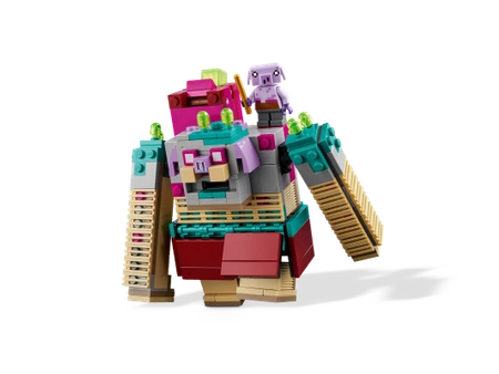 Klocki LEGO MINECRAFT LEGENDS 21257 Decydujące starcie z Dewastatorem, 420 elementów, duża figurka boss Dewastator, figurki, oryginalne klocki z gry, wiek dziecka 8+