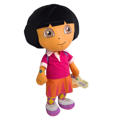 Dora poznaje świat, Duża maskotka Dora 48 cm, oryginalna licencyjna zabawka, dla dzieci w każdym wieku
