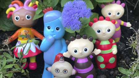 Golden Bear, Dobranocny Ogród, zestaw 6 figurek, oryginalne, na licencji, bezpieczne dla dzieci 18 m-cy+, główni bohaterowie