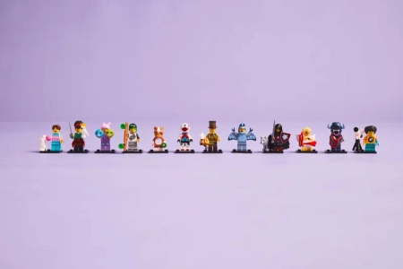 Klocki Lego Minifigures 71048 Figurka Mistrz bestii z frakcji Wolfpack, 8 elementów, seria 27, wiek dziecka 5+