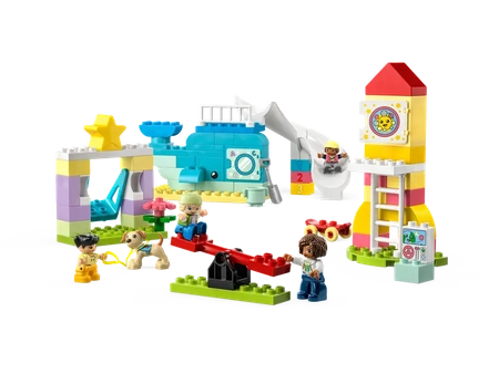 Klocki Lego Duplo 10991 Wymarzony plac zabaw, 75 elementów, bezpieczne klocki dla dzieci 2+