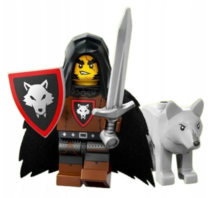 Klocki Lego Minifigures 71048 Figurka Mistrz bestii z frakcji Wolfpack, 8 elementów, seria 27, wiek dziecka 5+