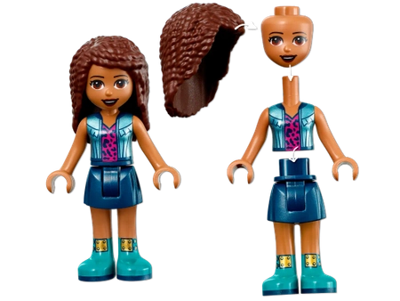 Klocki Lego Friends 41677, Leśny wodospad i figurki Andrea i Olivia, 93 elementy, wysoka jakość, oryginalne klocki, dla dziewczynek w wieku 5+, pomysł na prezent, szybka wysyłka