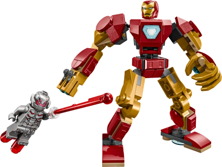 Klocki Lego Marvel Super Heroes 76307 Mech Iron Mana kontra Ultron, 101 el. w tym 2 minifigurki 