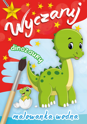 Kolorowanka wodna Wyczaruj dinozaury BL