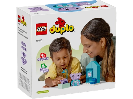 Klocki Lego Duplo 10413 Codzienne czynności : Kąpiel, 15 elementów, nauka przez zabawę, solidne klocki dla najmłodszych dzieci w wieku od 18 miesięcy+