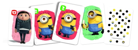 Minionki, Karty do gry dla dzieci Czarny Piotruś, 25 kart, klasyczna gra dla maluchów, wiek dziecka 4+