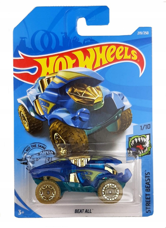 Hot Wheels, Autko resorak Beat All, seria Street Beasts