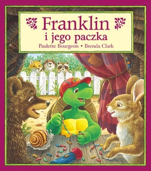 Żółw Franklin, Książka opowiadanie z obrazkami, Franklin i jego paczka, miękka oprawa, format 19 x 22 cm, 32 str.