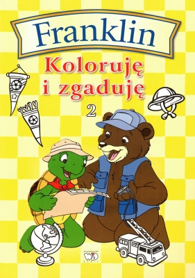 Żółw Franklin, kolorowanka Koloruję i zgaduję, 24 strony, format A4
